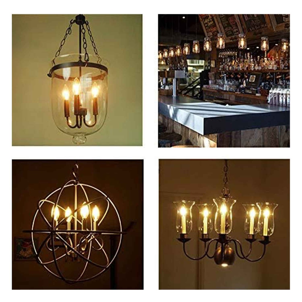 Foco Led Fil. C35 110V 4W 3000K