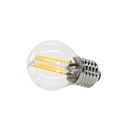 Foco Led Fil. G45 110V E27 4W 3000K
