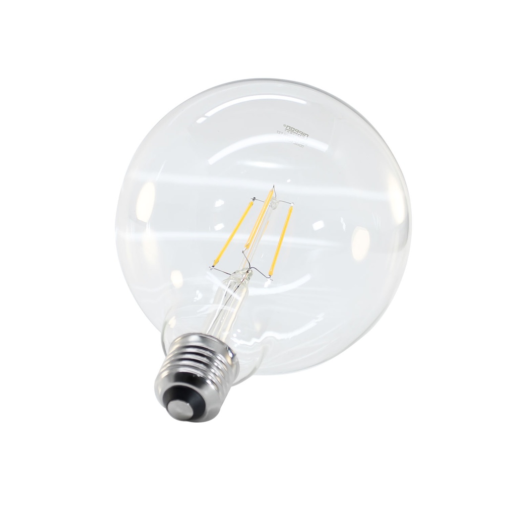 Foco Led Fil. G125 110V E27 8W 3000K