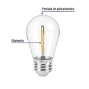 Foco Led Fil S14 110V E27 1W 3000K