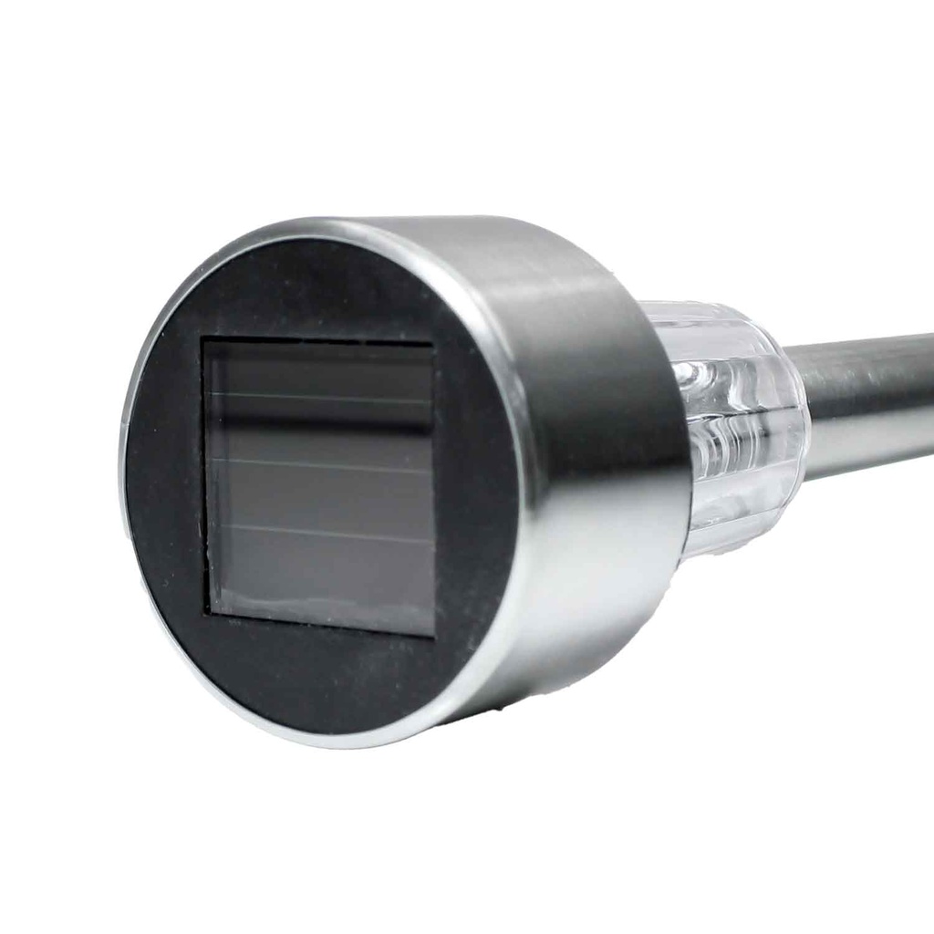 Estaca Solar Led 6500K Acero 