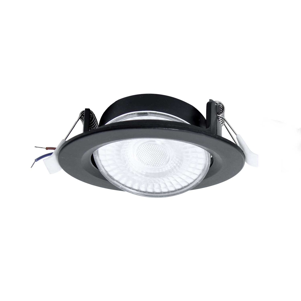 Ojo De Buey LED Escualizable 110/240V 5W Negro