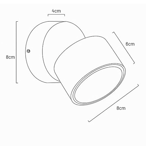 Spot Led Sobreponer LED 10W 110/220V