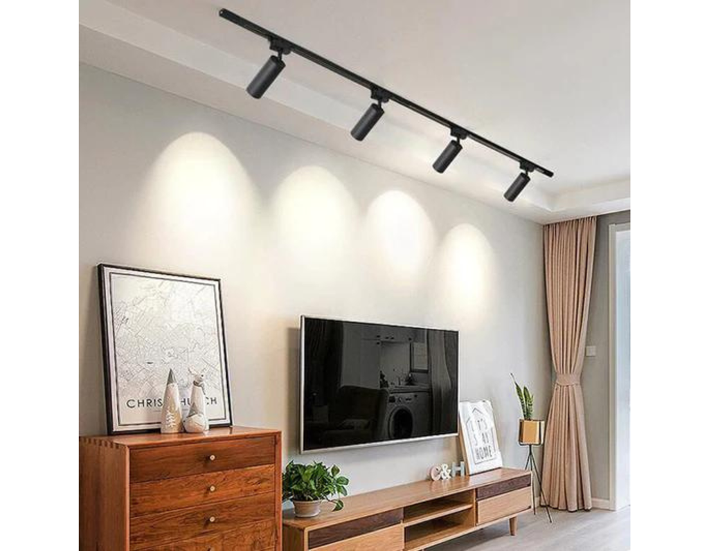 Spot Led Riel 110V Negro