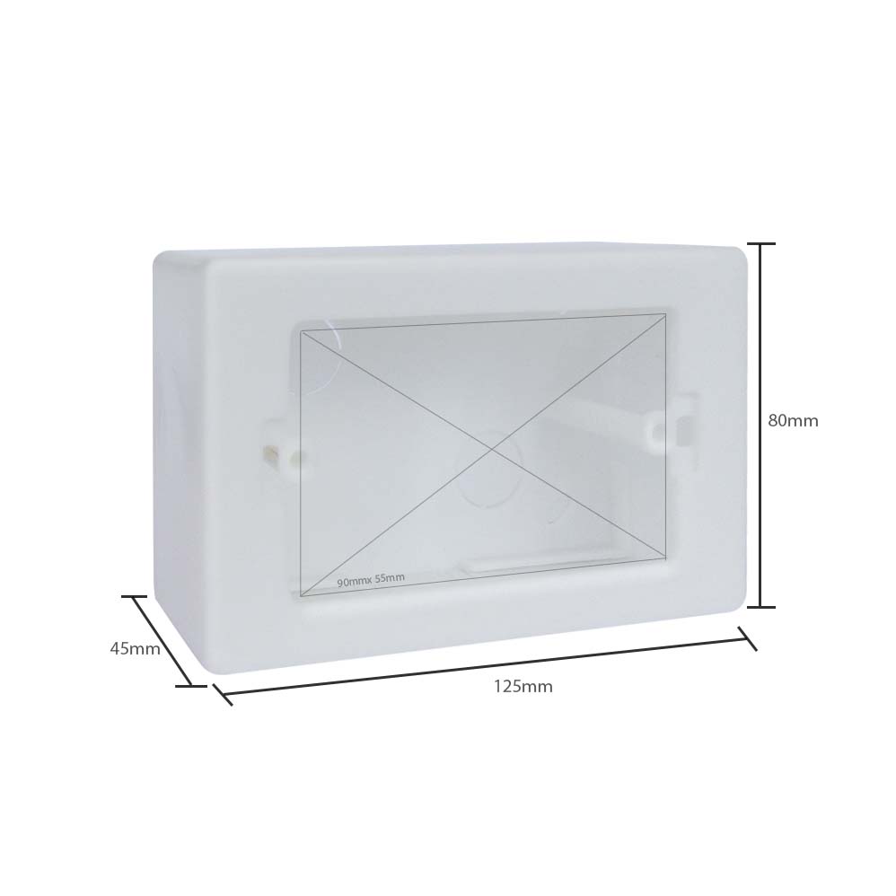 Caja Sobreponer Para Tomas