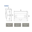 Caja Breaker Enchufable Sobreponer 4P