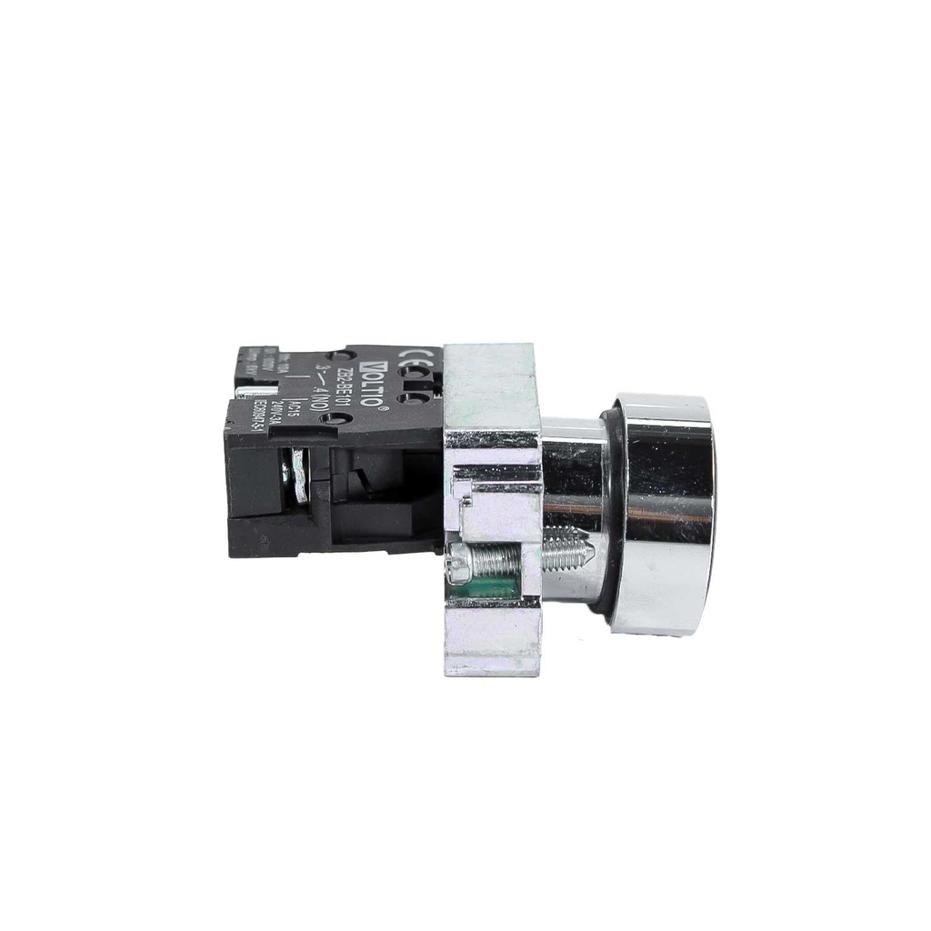Pulsador NO+NC 3P 22 mm Con Bloque