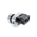 Pulsador NO+NC 3P 22 mm Con Bloque
