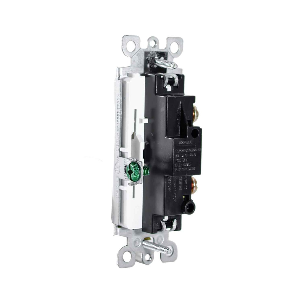 Interruptor Sencillo Tipo Levinton Blanco