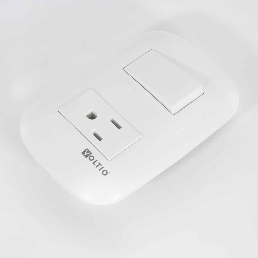 Carina Interruptor (10A) + Toma (15A )125V 