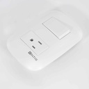 Carina Interruptor (10A) + Toma (15A )125V 