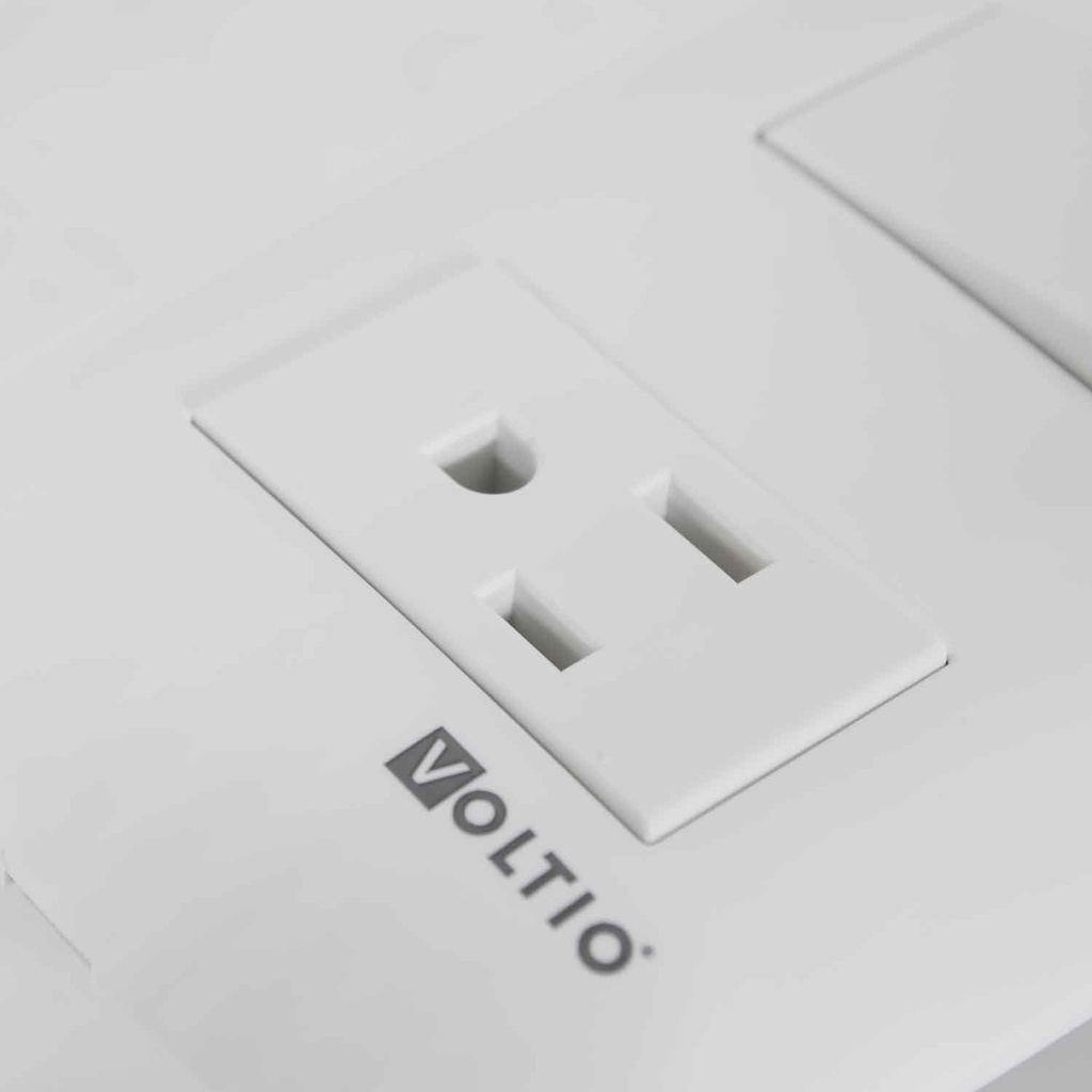 Carina Interruptor (10A) + Toma (15A )125V 
