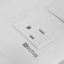 Carina Interruptor (10A) + Toma (15A )125V 