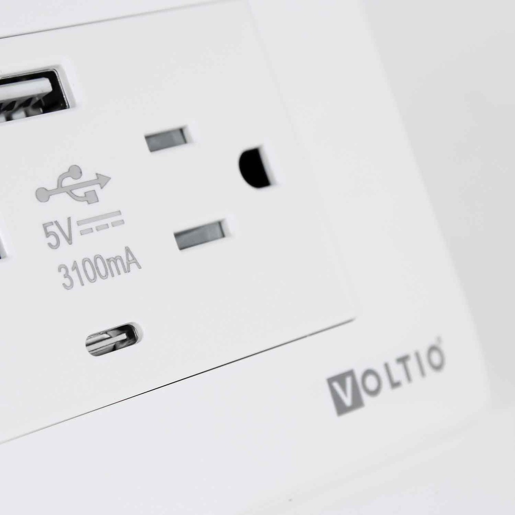 Lyra Toma Doble +USB 15A125V  