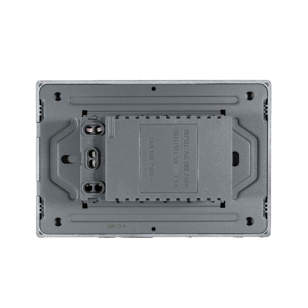 Gemini Toma Doble +USB 15A125V  