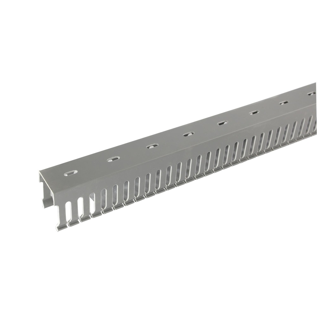 Canaleta Ranurada Gris 2 Mts