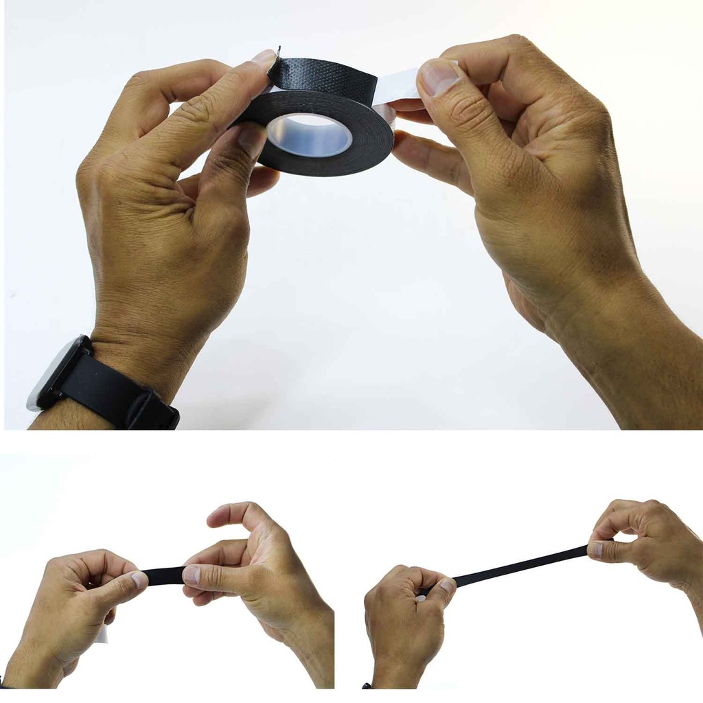 Cinta Autofundente Negra 5m 18mm x 0.76mm