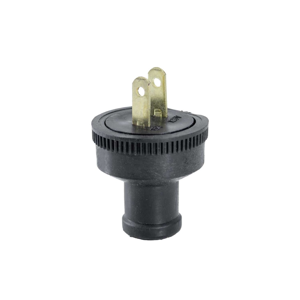 Clavija Caucho 2P X 15A 125V