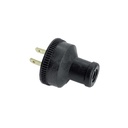Clavija Caucho 2P X 15A 125V