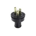 Clavija Caucho 3P X 15A 125V
