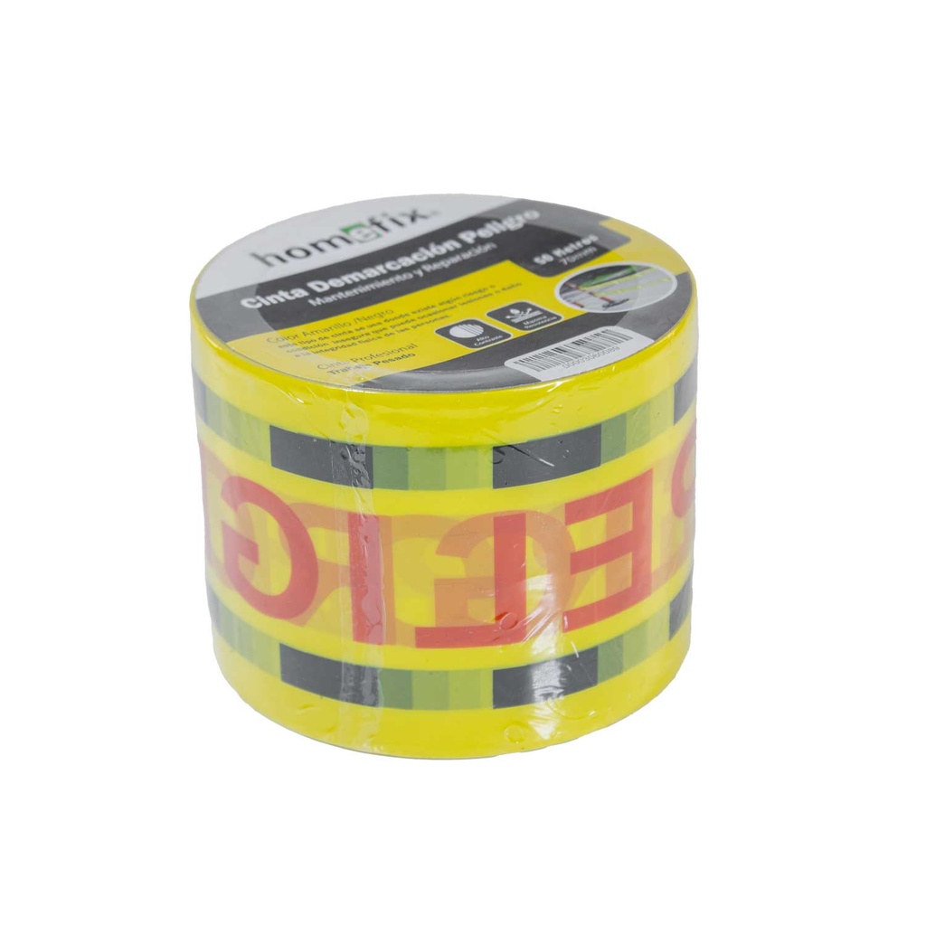 Cinta Demarcación Peligro 70mm X 50 Mts