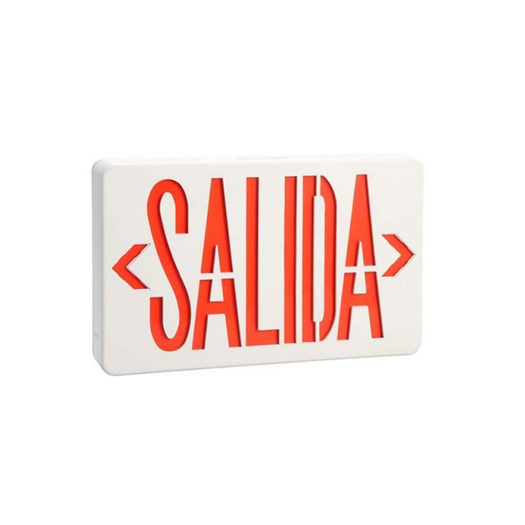 Aviso Led Salida De Emergencia 110V Rojo