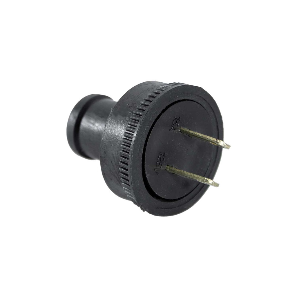 Clavija Caucho 2P X 15A 125V