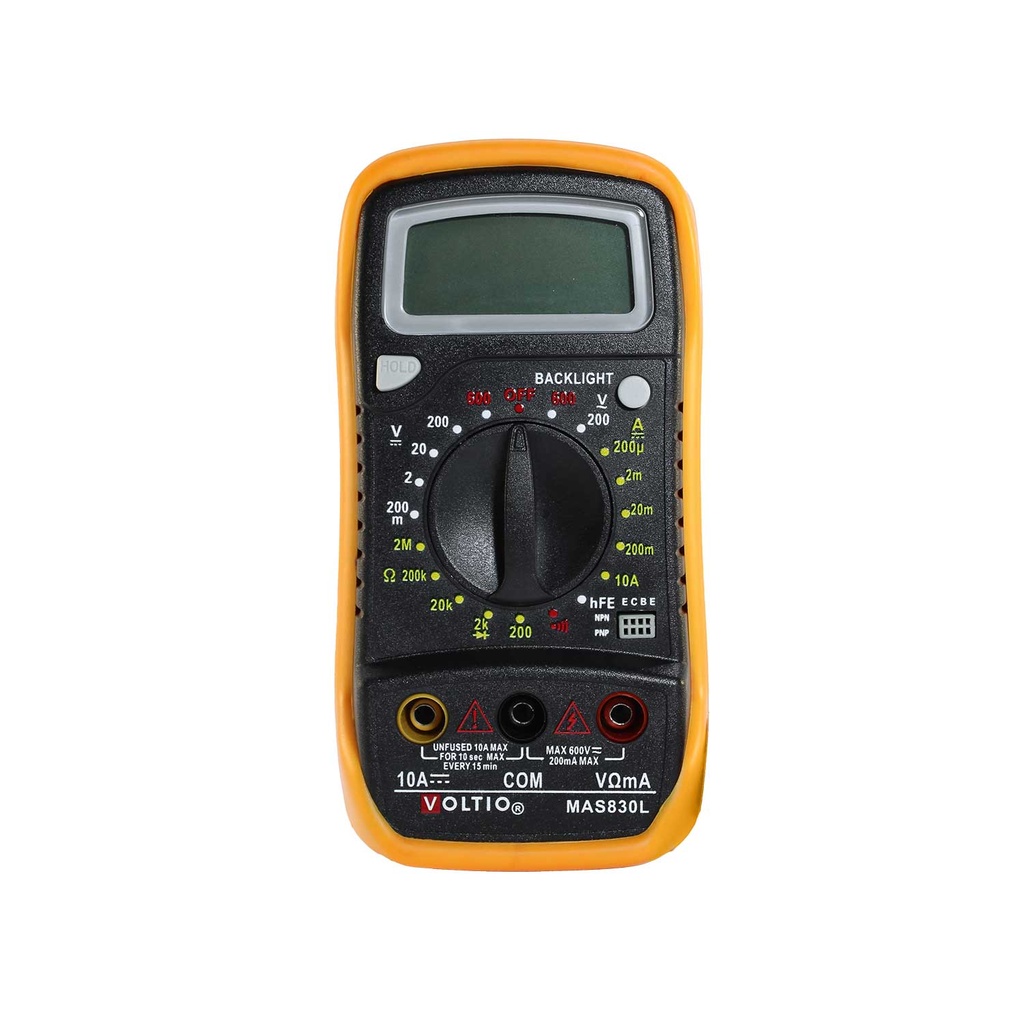 Multímetro Digital Amarillo