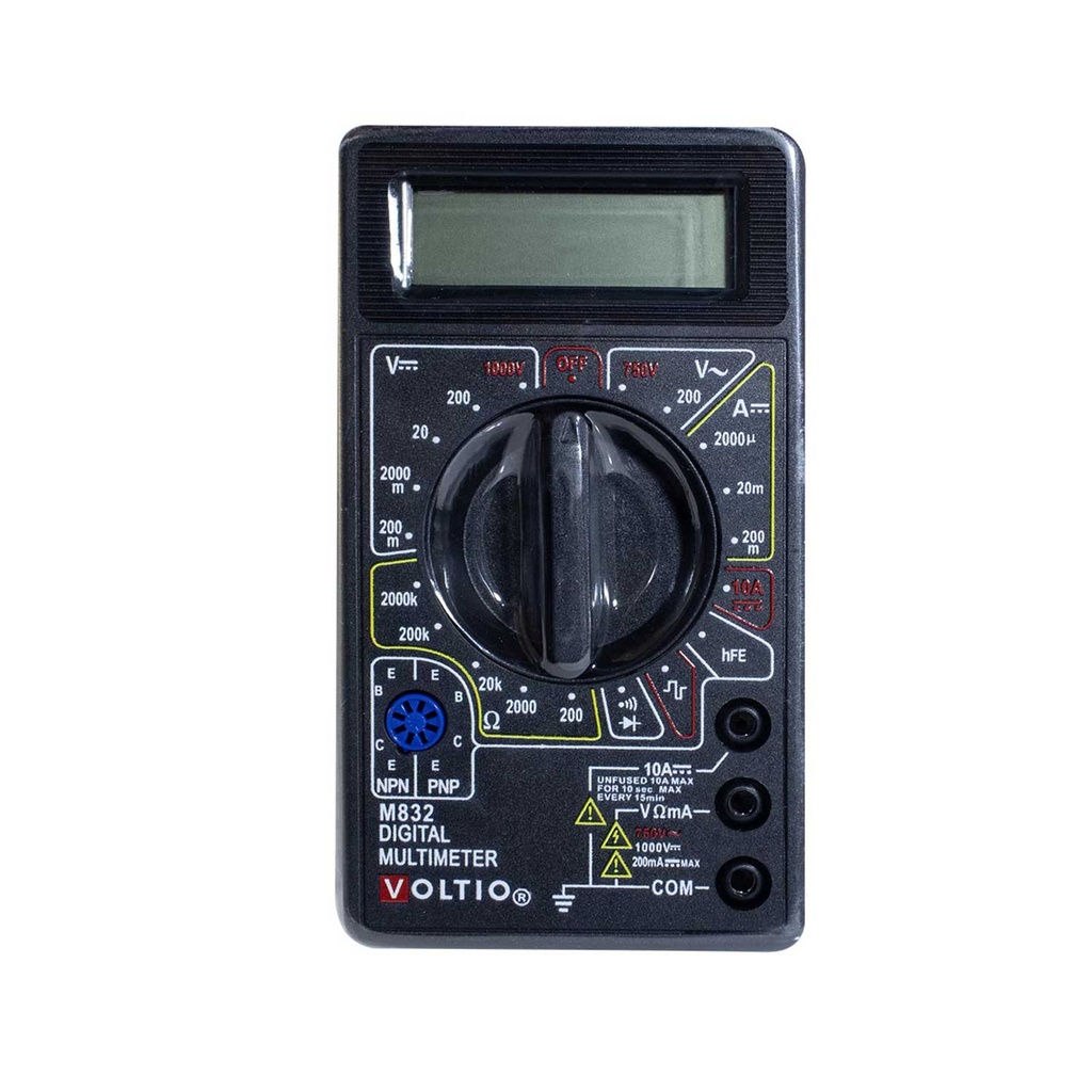Multímetro Digital Negro Bolsillo