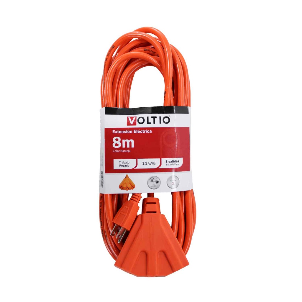 Extensión Eléctrica Exterior Pata De Pato