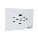 Lyra Toma Doble +USB 15A125V  