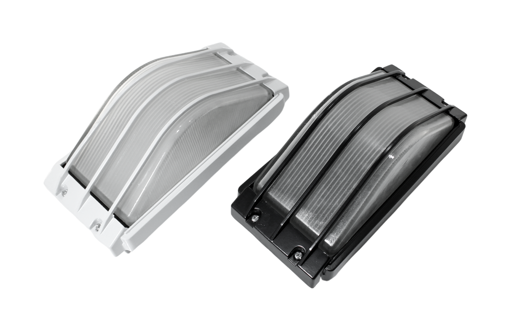 Aplique H38 60W E27 Con Rejilla Rectangular Grande