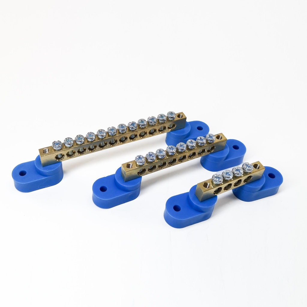 Barras Conexión Cobre Con Base