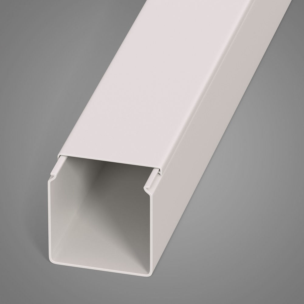 [3050220] Canaleta Lisa Blanca 2 Mts