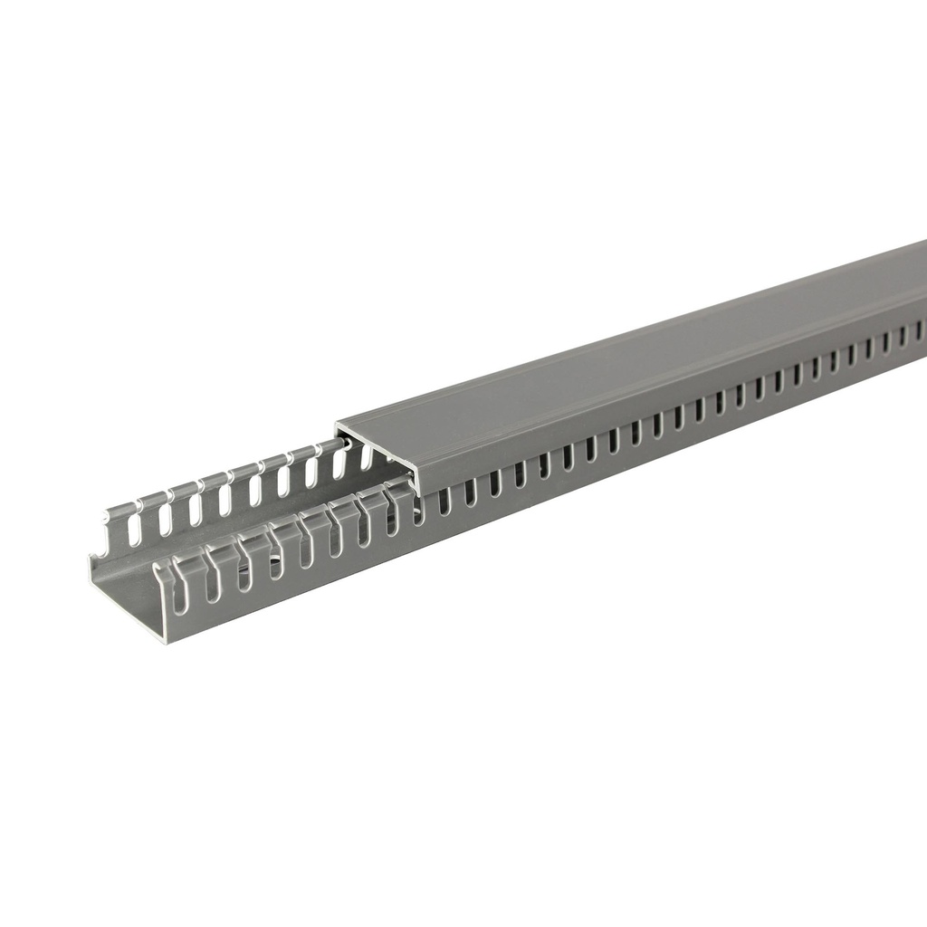 Canaleta Ranurada Gris 2 Mts