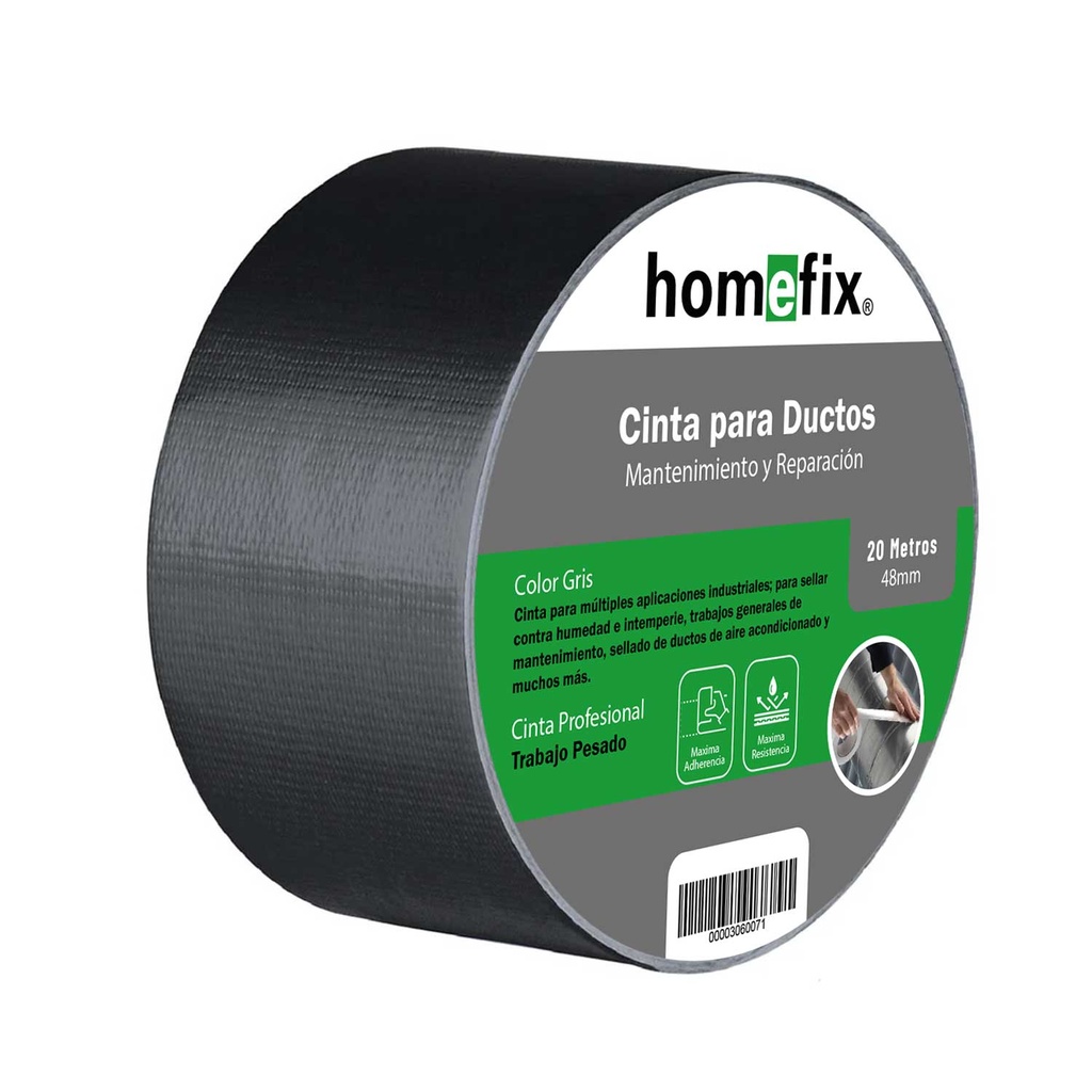 [3060071] Cinta Para Ductos Color Negro